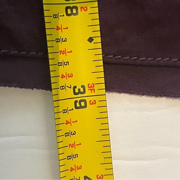 DKNY Burgundy Studded Smocked Raw Edges Boho Festival Dress NWOT Size 12 - Picture 13 of 13